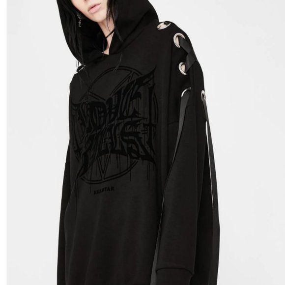 KILLSTAR Other Worlds Oversized Hoodie - Picture 1 of 3